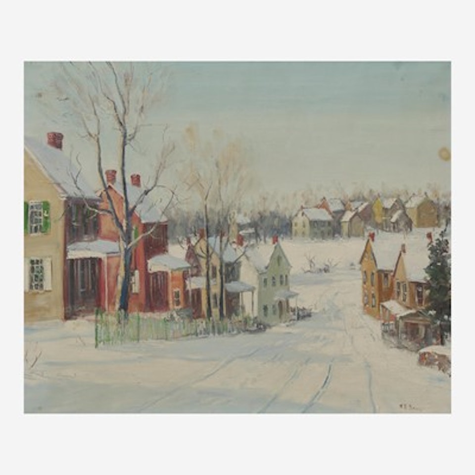 North Main and Green Streets., Sellersville, PA by Walter Emerson Baum