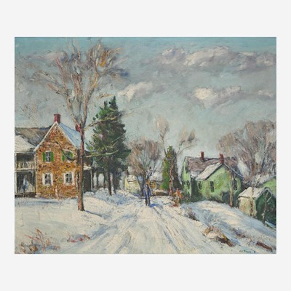 Farmhouses, Thatcher, PA by Walter Emerson Baum