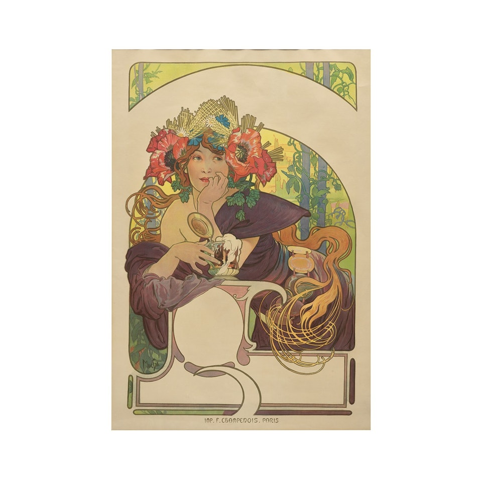 "Bières de la Meuse" by Alphonse Mucha