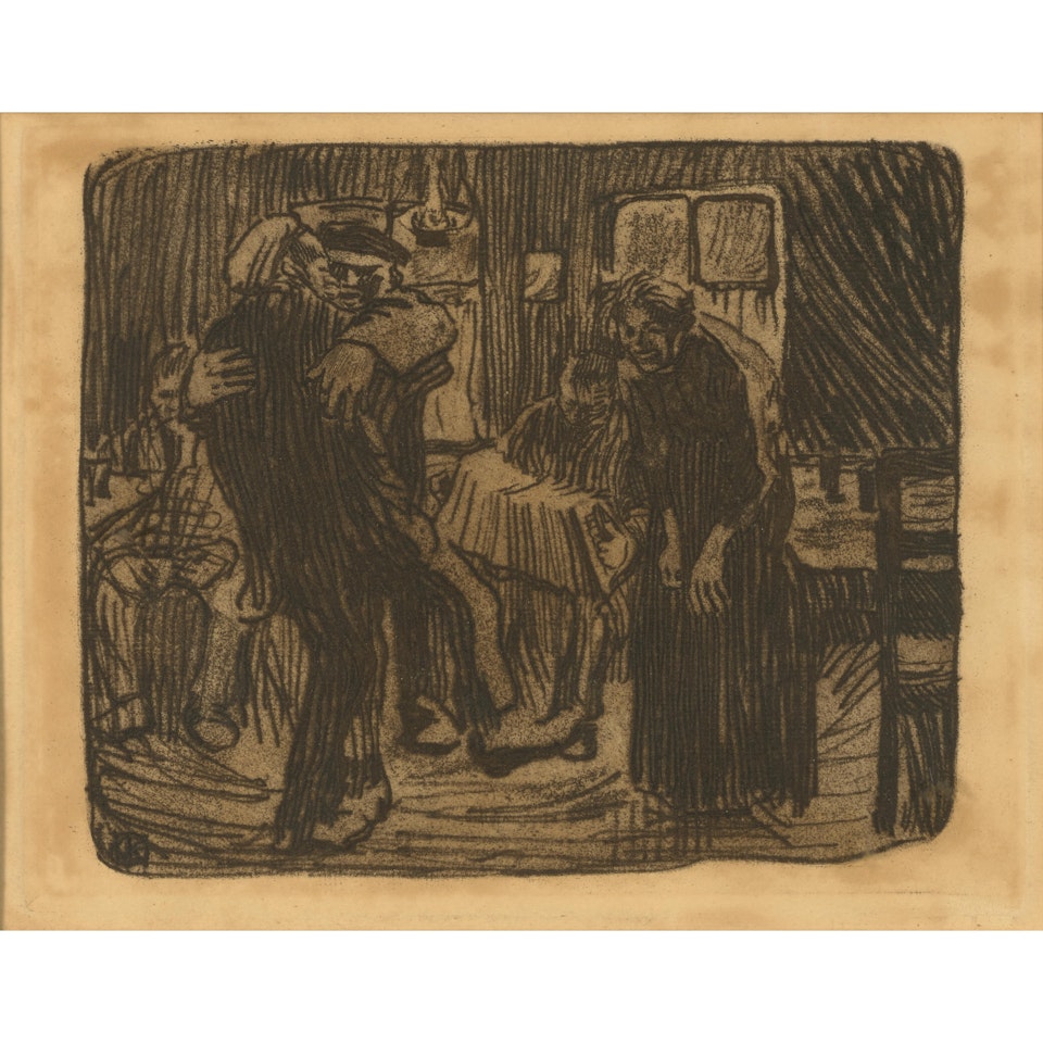 Hamburger Kneipe (Hamburg Pub) by Kathe Kollwitz