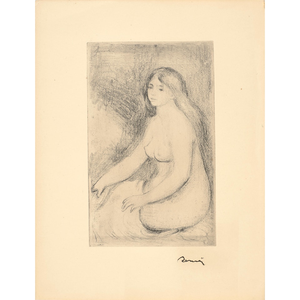 Baigneuse assise (Seated Bather) by Pierre-Auguste Renoir