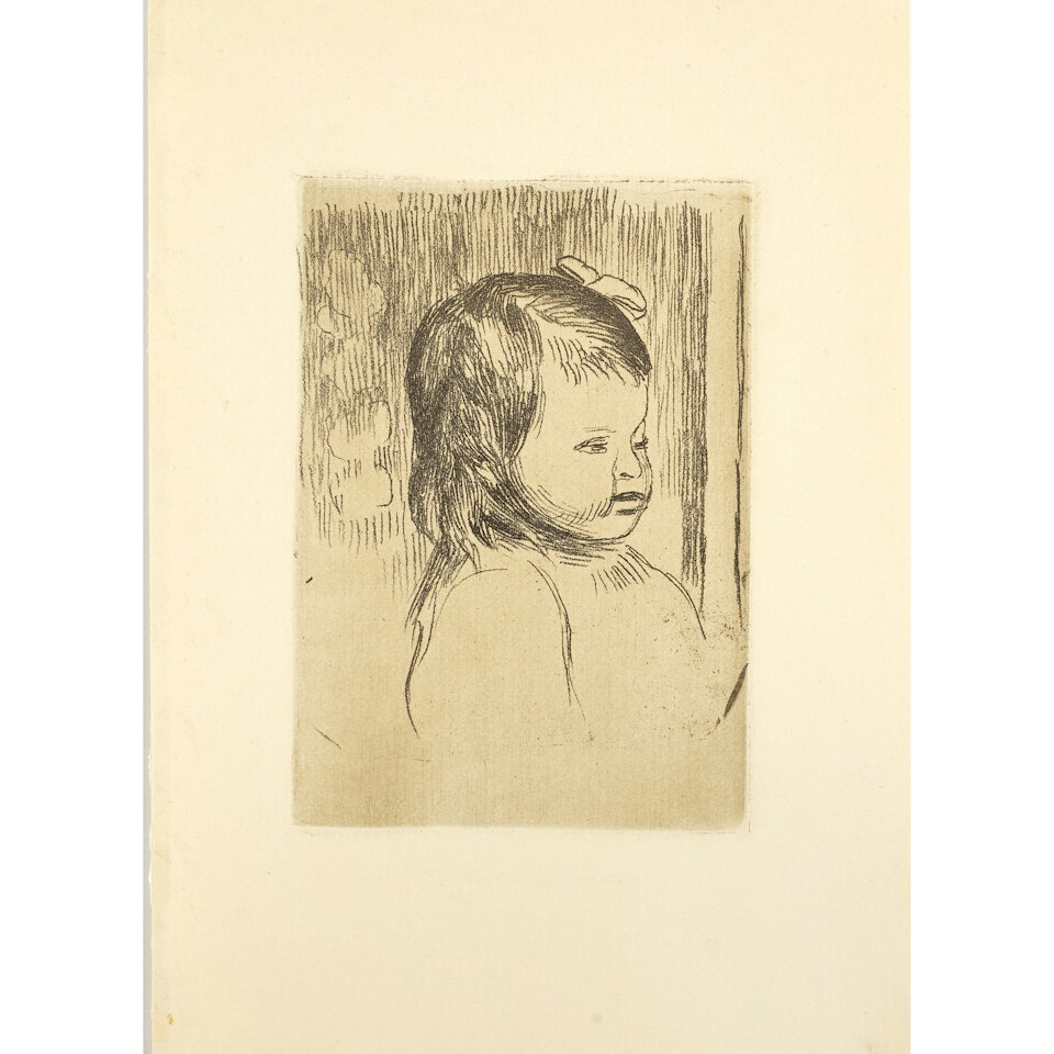 Buste d'enfant tourné à droite (Bust of Child Turned to the Right) by Pierre-Auguste Renoir