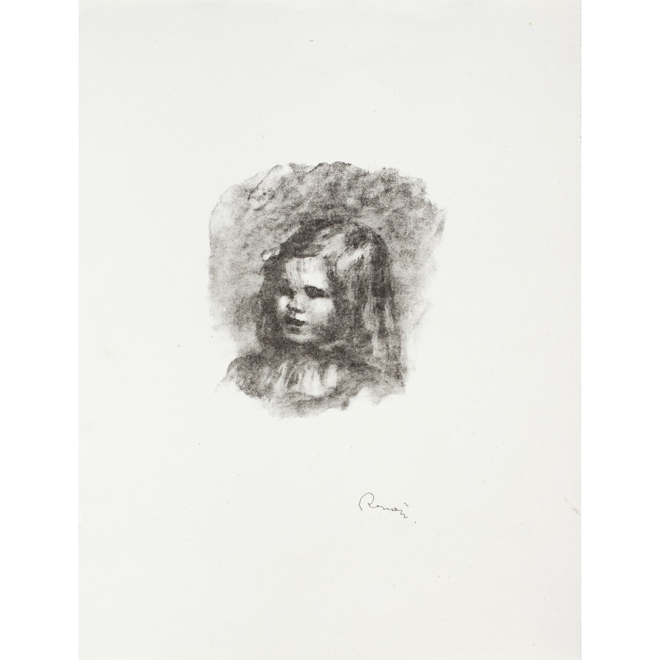 Claude Renoir, tourné à gauche (Claude Renoir, Turned to the Left) by Pierre-Auguste Renoir