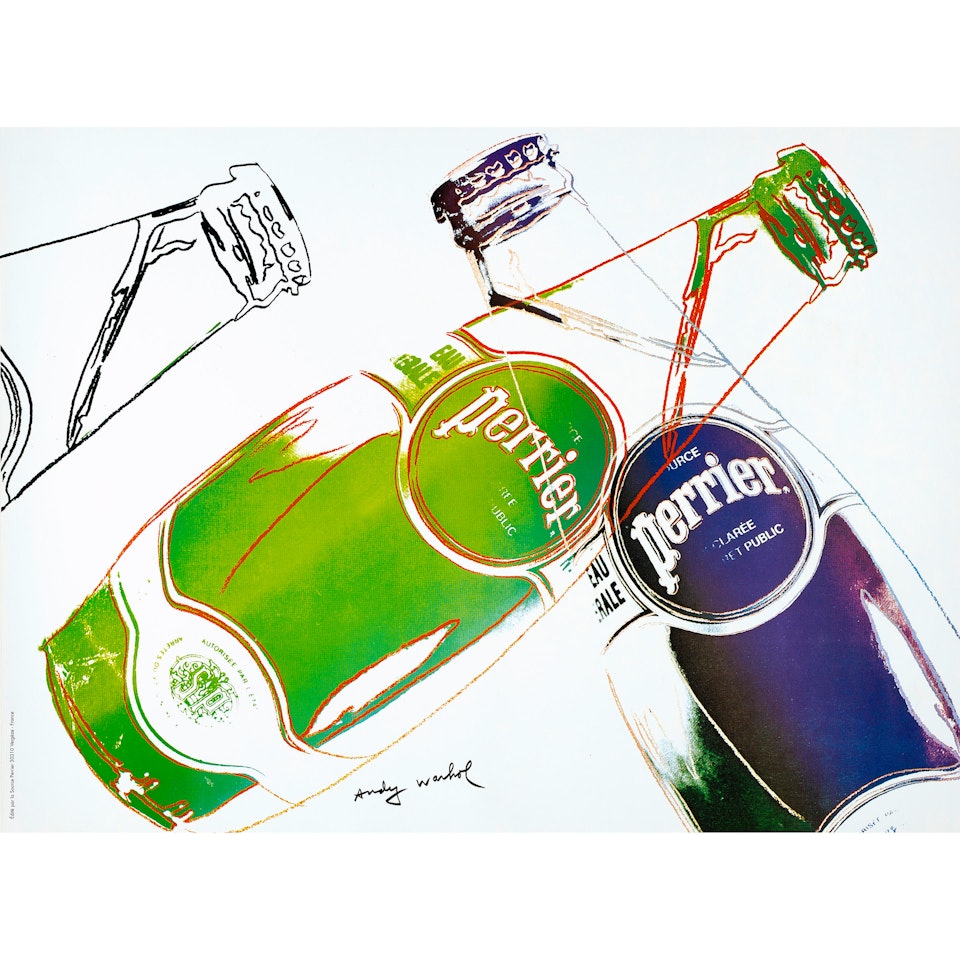 Perrier (White) by Andy Warhol