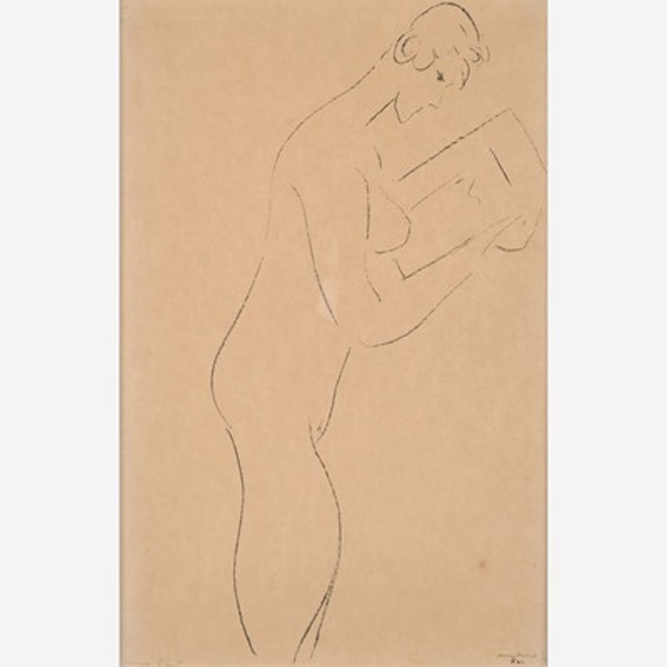 La Lecture, Nu de Profil by Henri Matisse