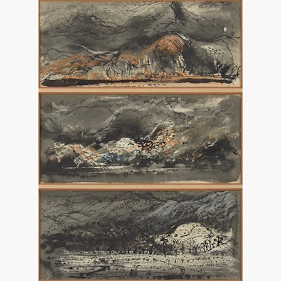 Mountains Near Portmadoc by John Piper