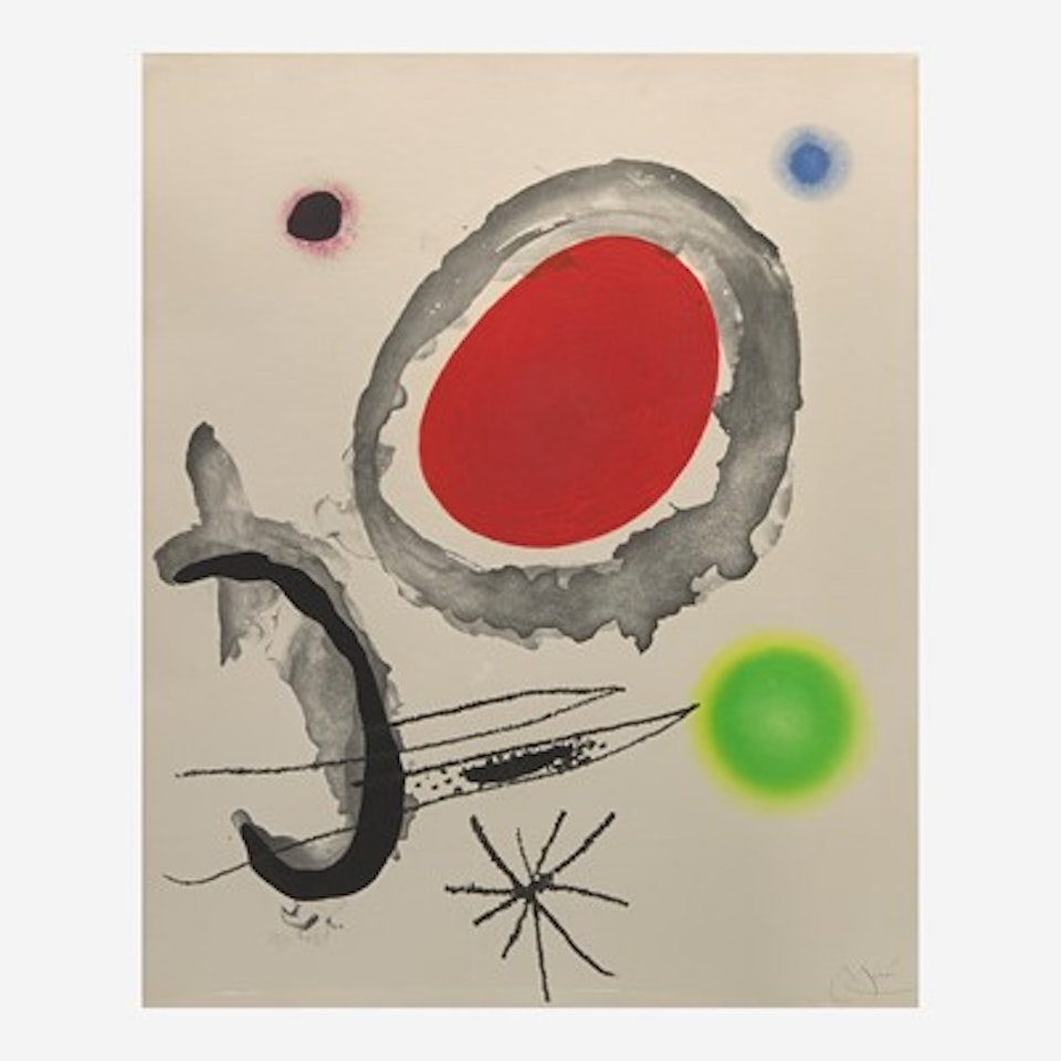 Oiseau Entre deux Astres by Joan Miró