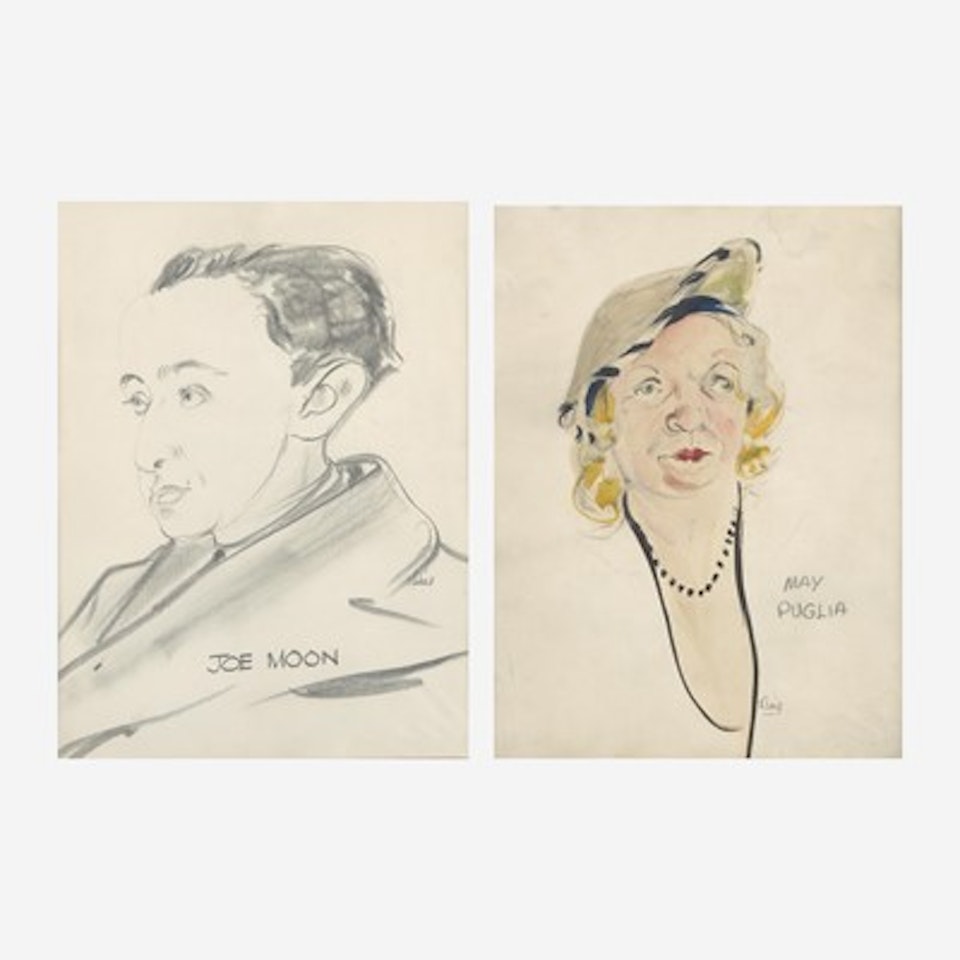 Joe Moon and May Puglia, Pair by Franz Kline