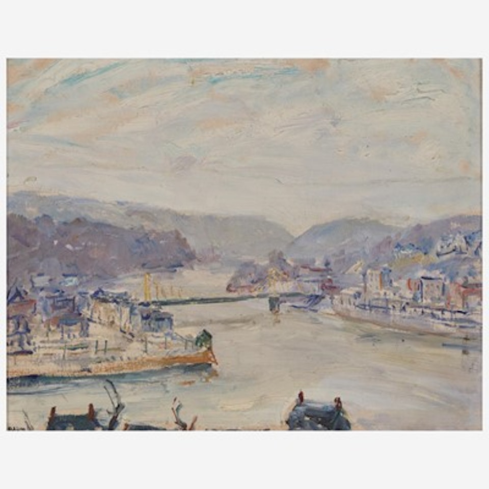 Easton - Gray Day by Walter Emerson Baum