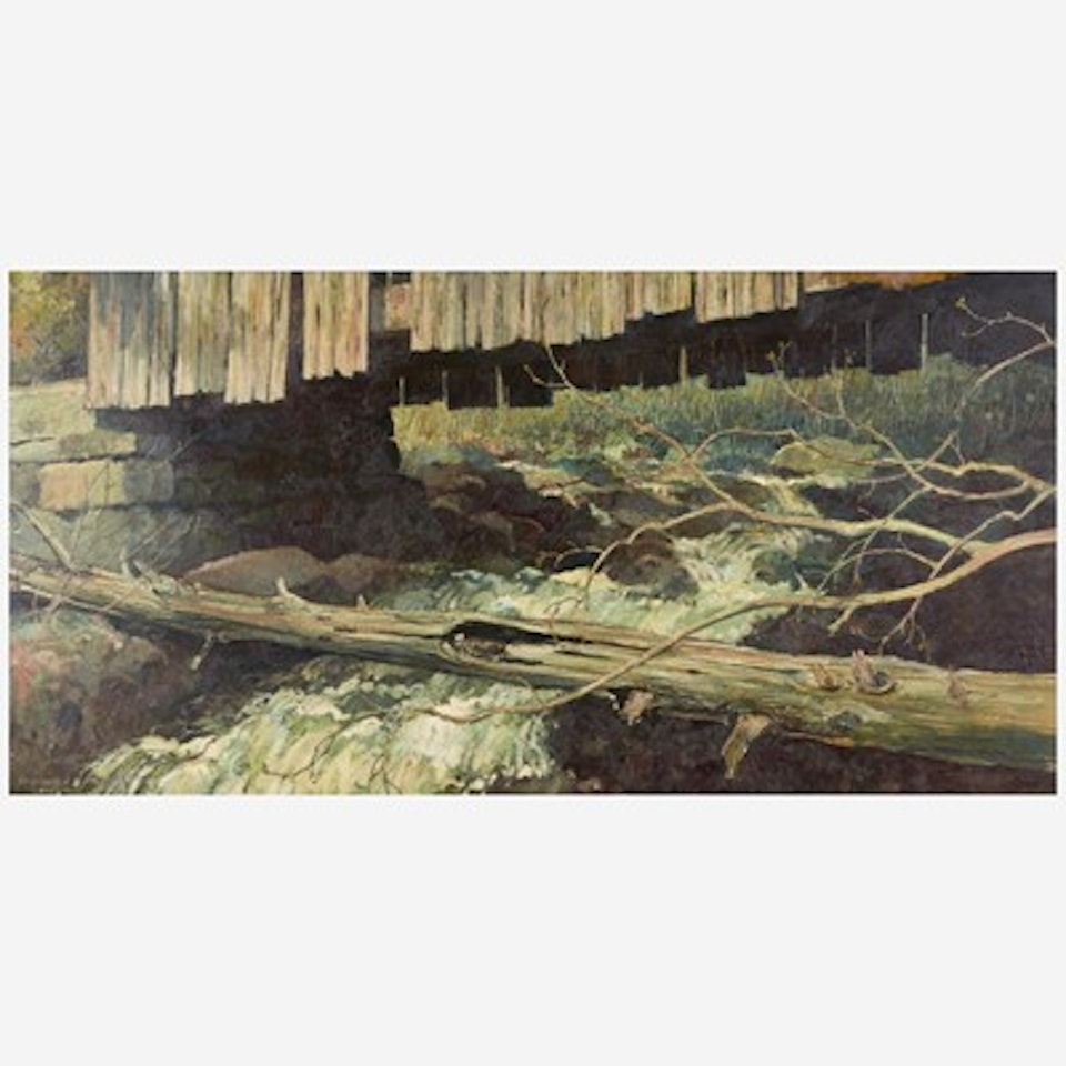 The Old Bridge by Eric Sloane