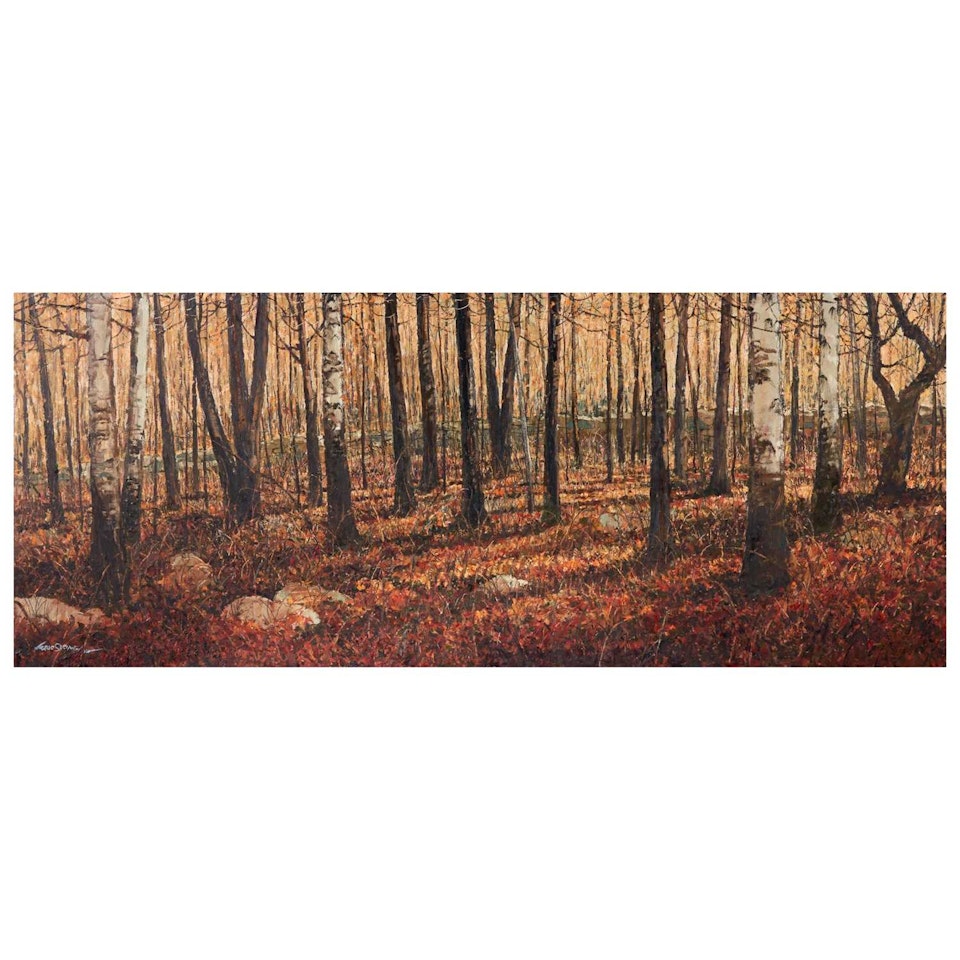 Forest Interior by Eric Sloane