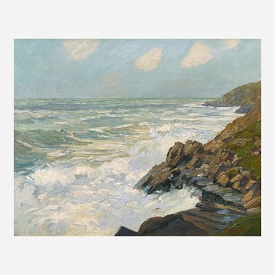 Crashing Waves (Maine) by Edward Willis Redfield