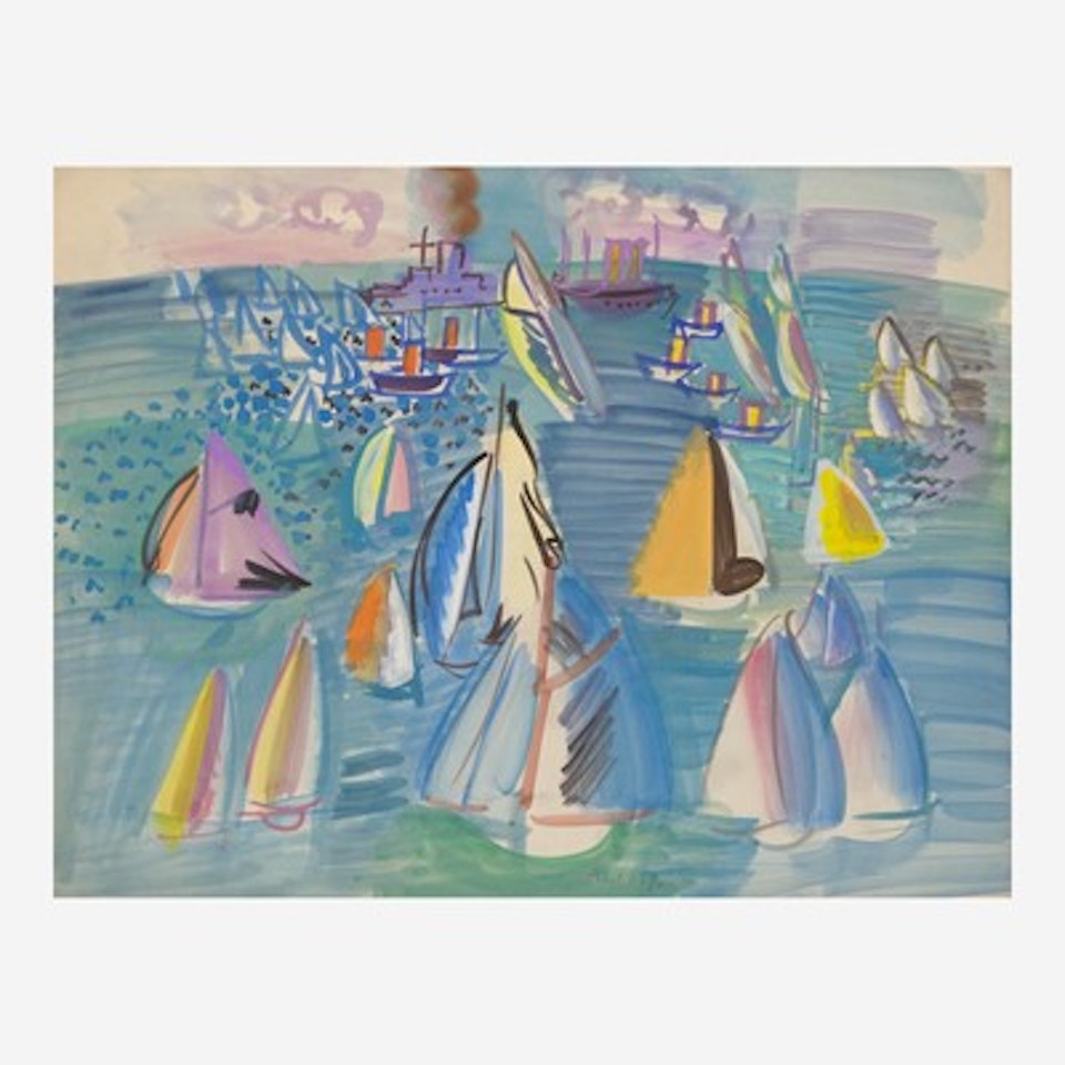 Régates by Raoul Dufy