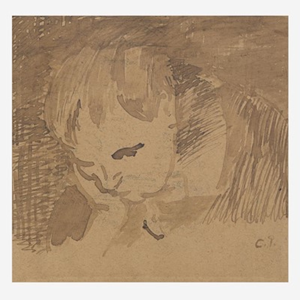 Le Petit Penseur by Camille Pissarro
