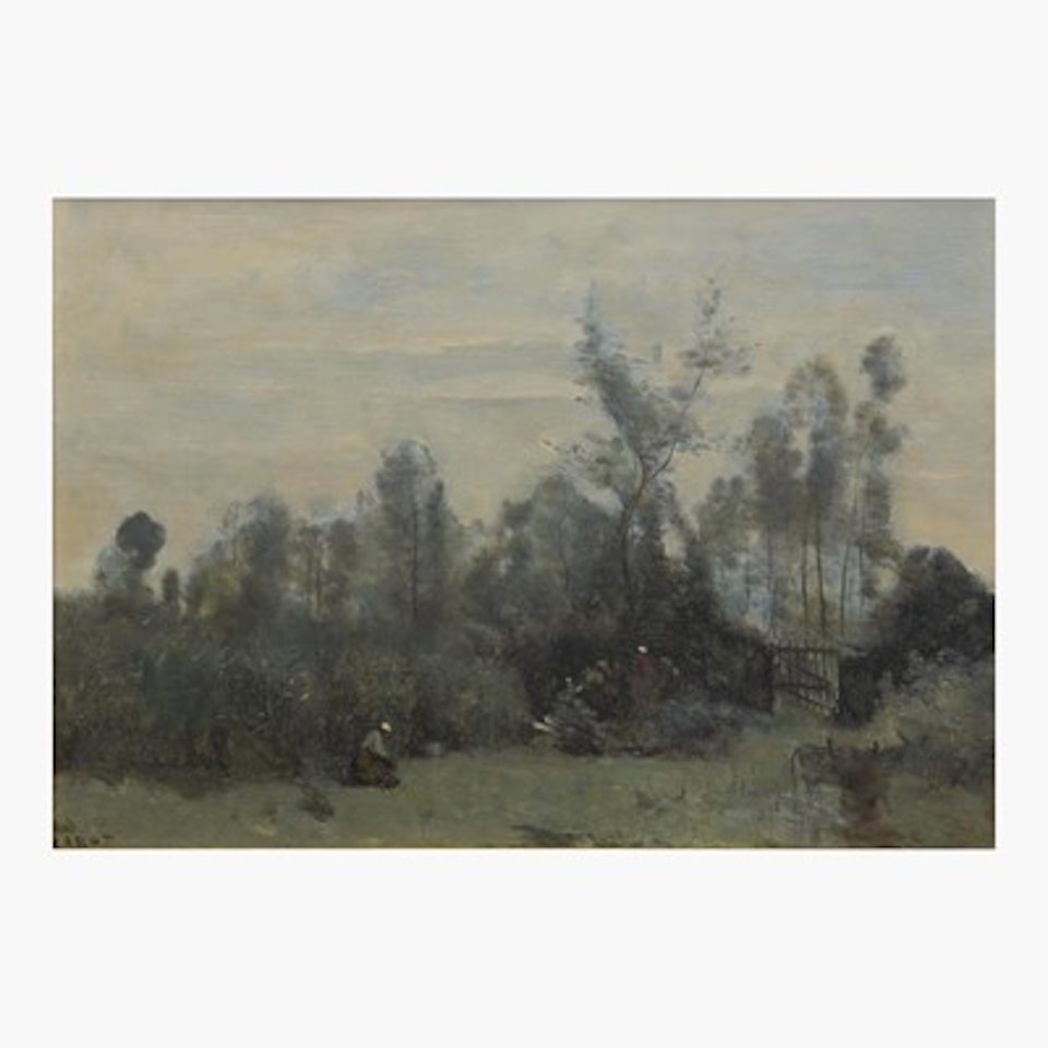 Paysannes à la Cueillette by Jean Baptiste Camille Corot
