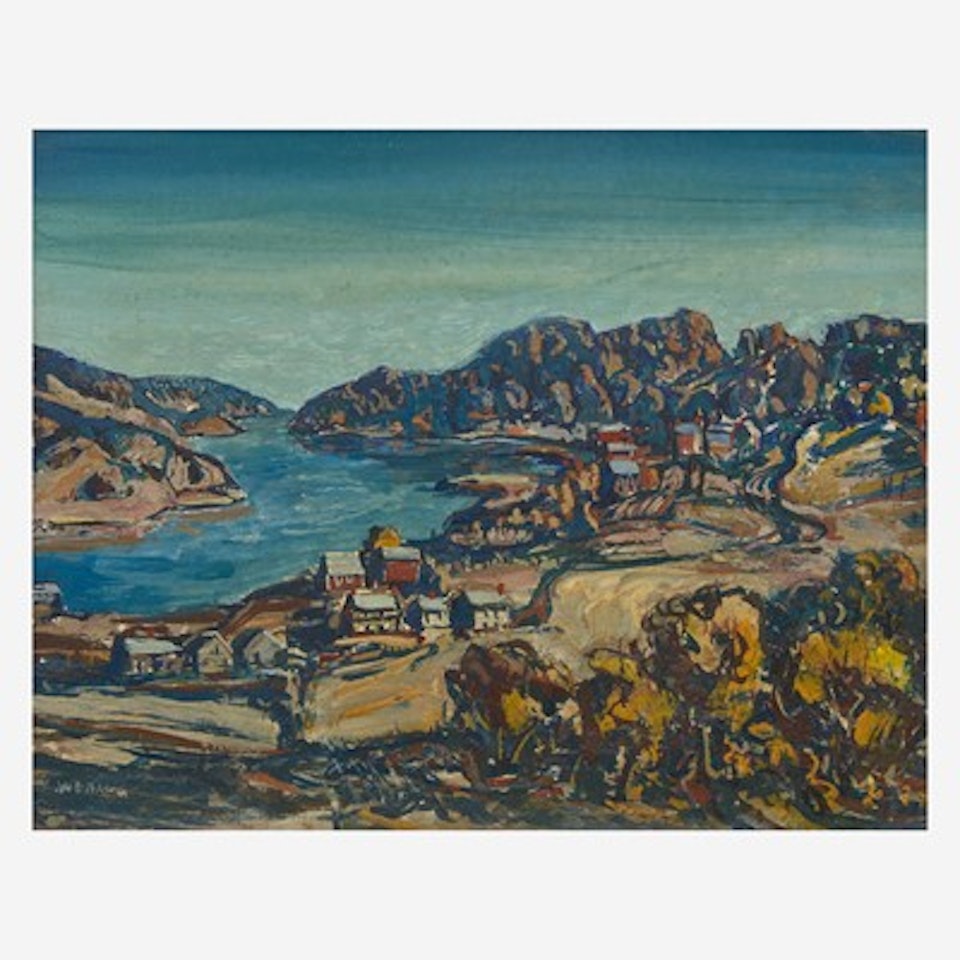 Extensive Delaware River Valley by Walter Emerson Baum