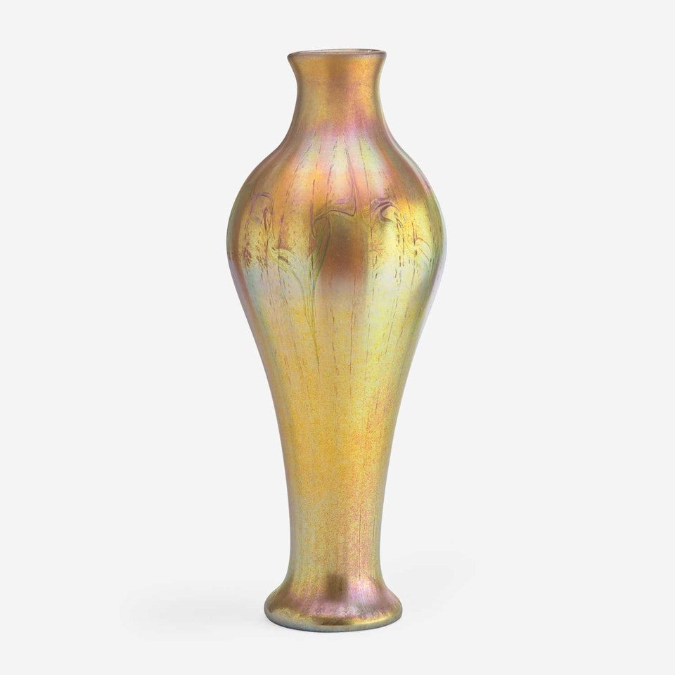 A Monumental Favrile Glass Vase, New York by Tiffany Studios