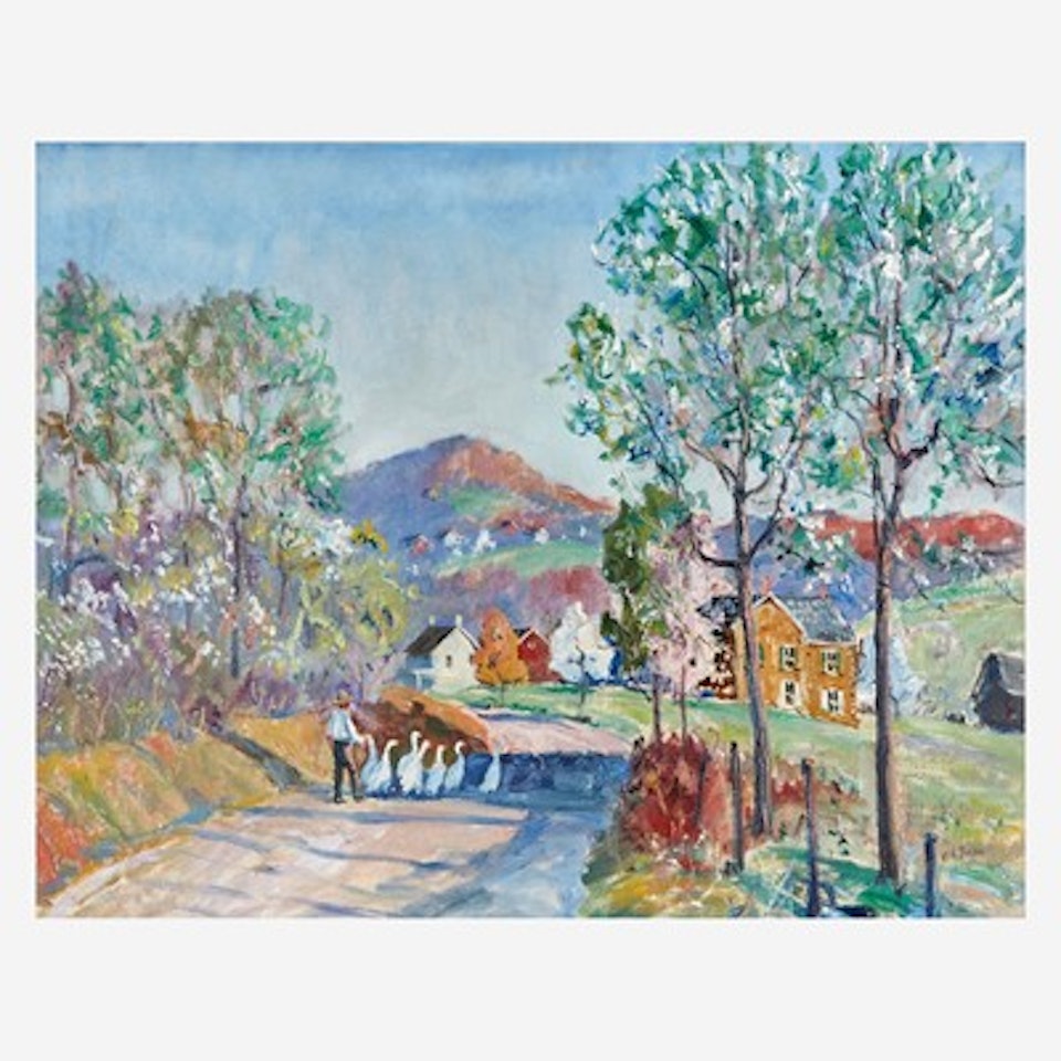 Road toHexakopf Mountain by Walter Emerson Baum