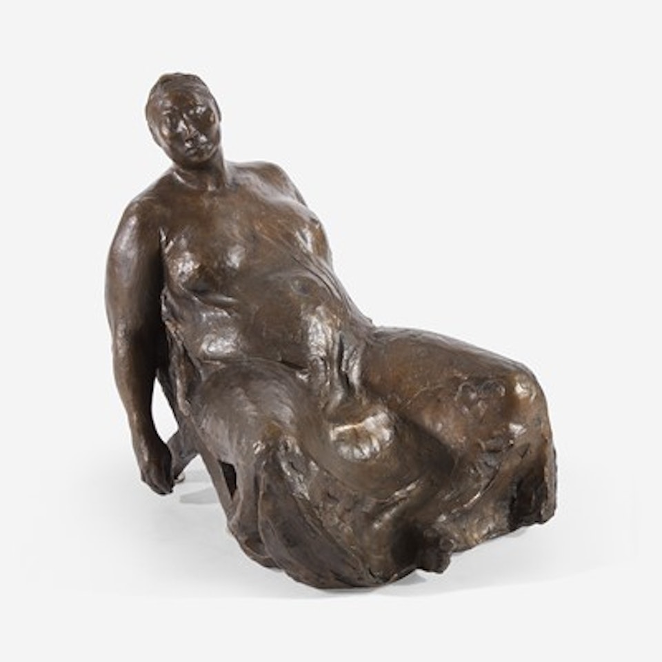 Evelia in a Butaque by Francisco Zuñiga