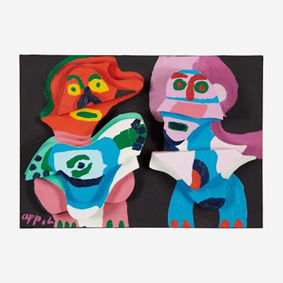 Couple in Wood by Karel Appel