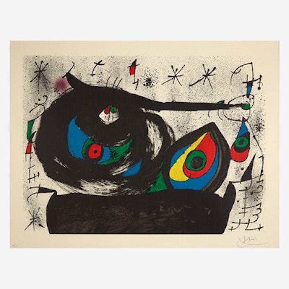Homenatge a Joan Prats by Joan Miró