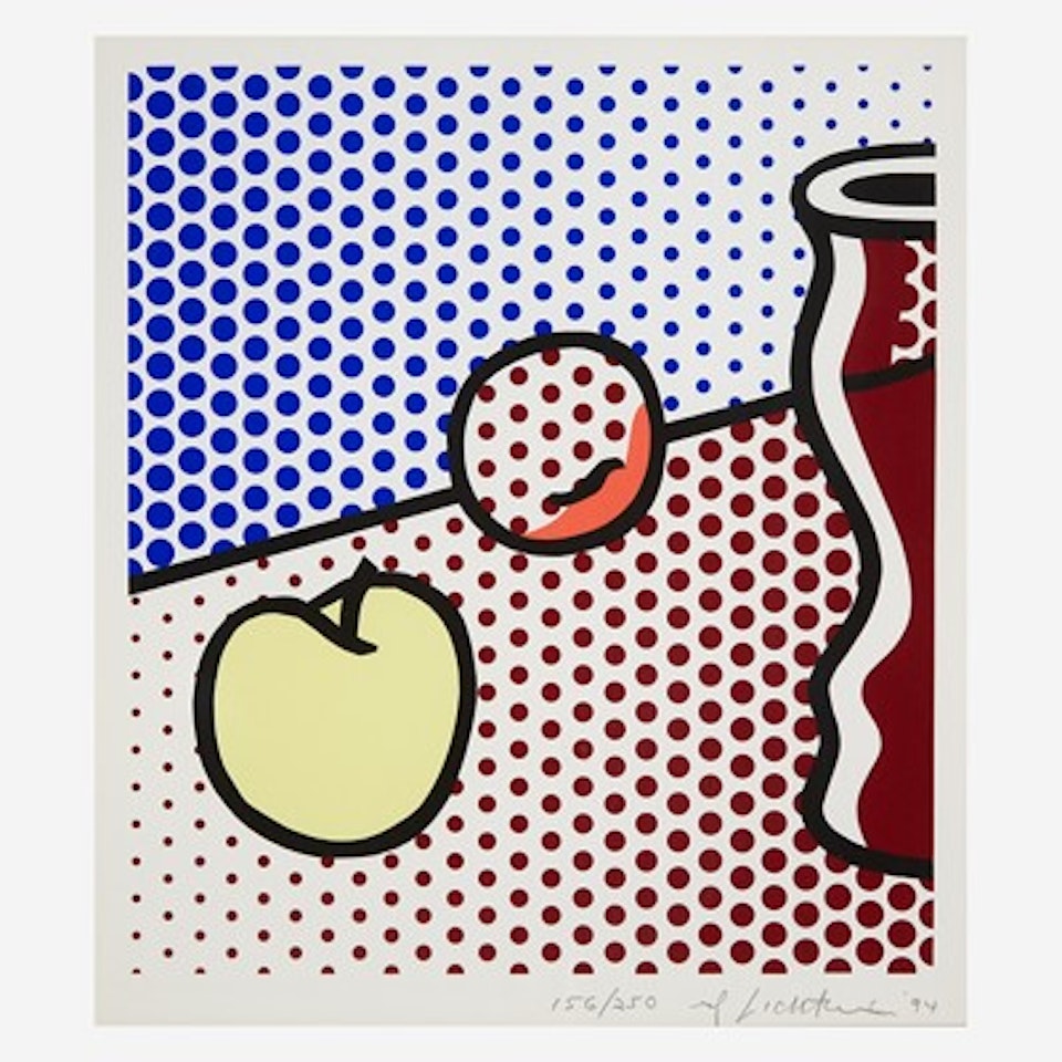 Still Life with Red Jar by Roy Lichtenstein