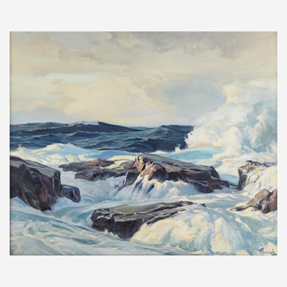 Crashing Waves by Frederick Judd Waugh