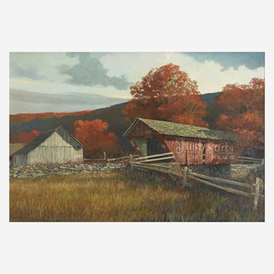 Autumn Sunset by Eric Sloane
