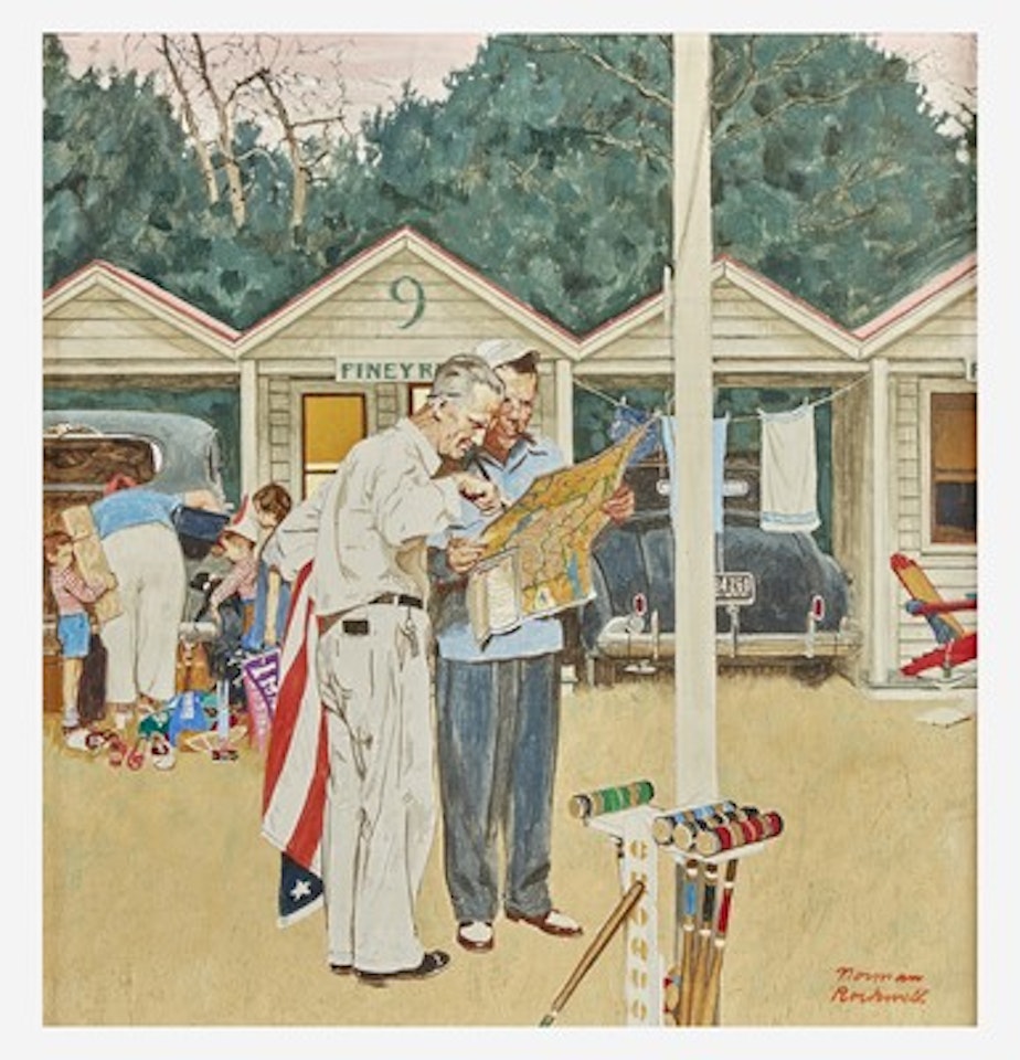 Piney Rest Motel (Cozy Rest Motel) by Norman Rockwell