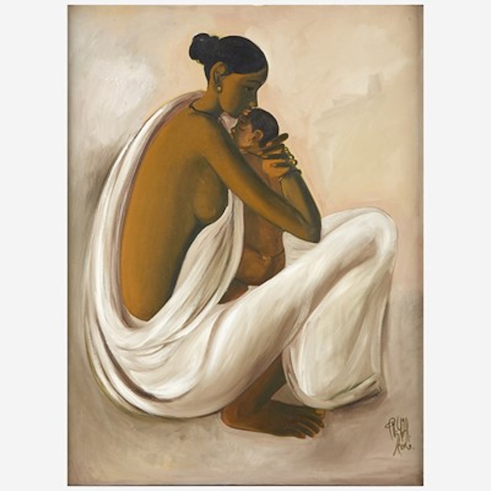 Mother and Child by B Prabha