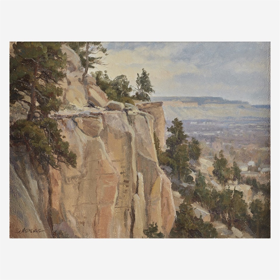 Rocky Cove by Clyde Aspevig