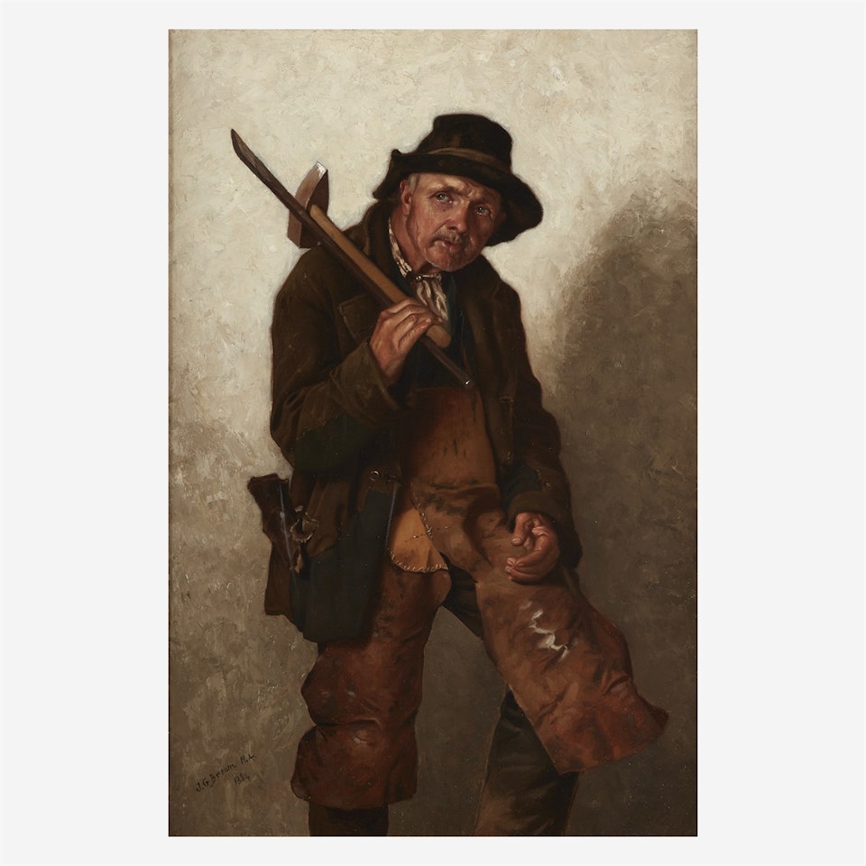 He Toils at Eighty by John George Brown