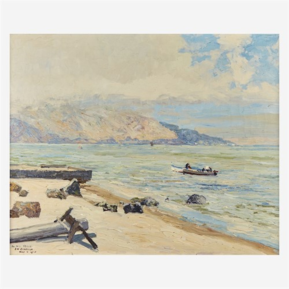 Harbor Scene by Edward Willis Redfield