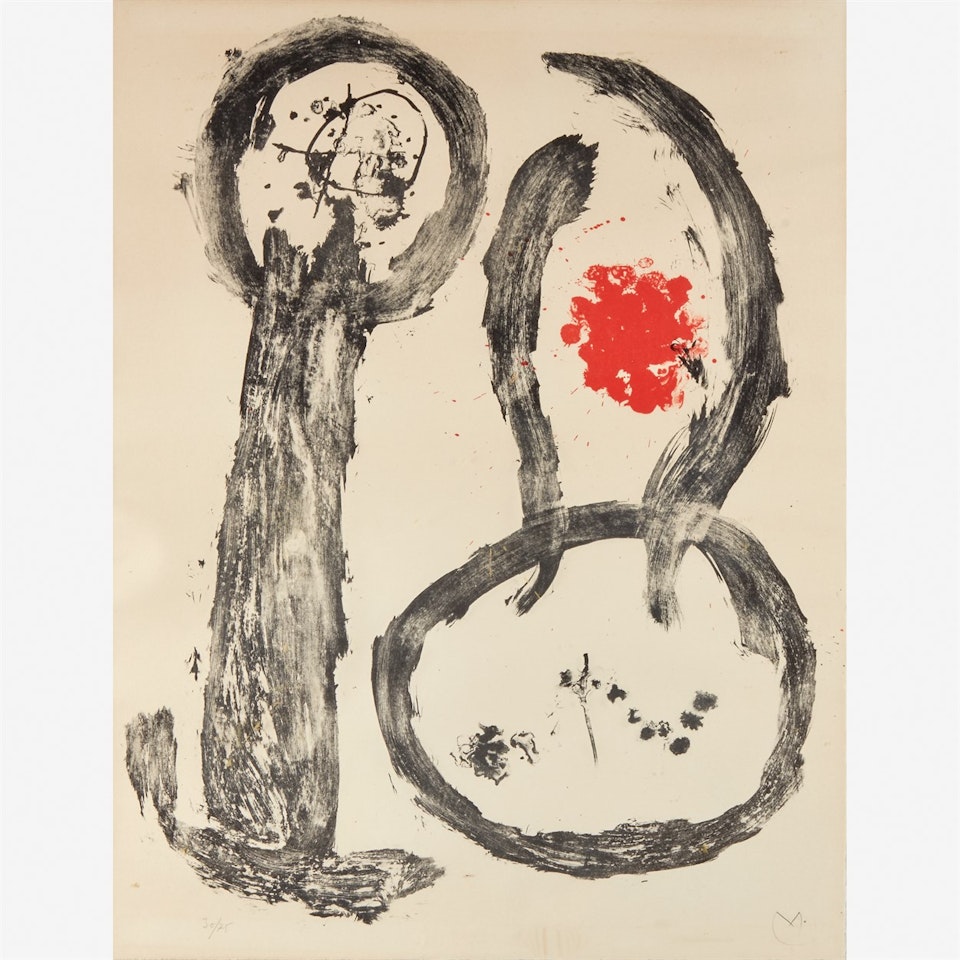 Plate 9from Album 19 by Joan Miró
