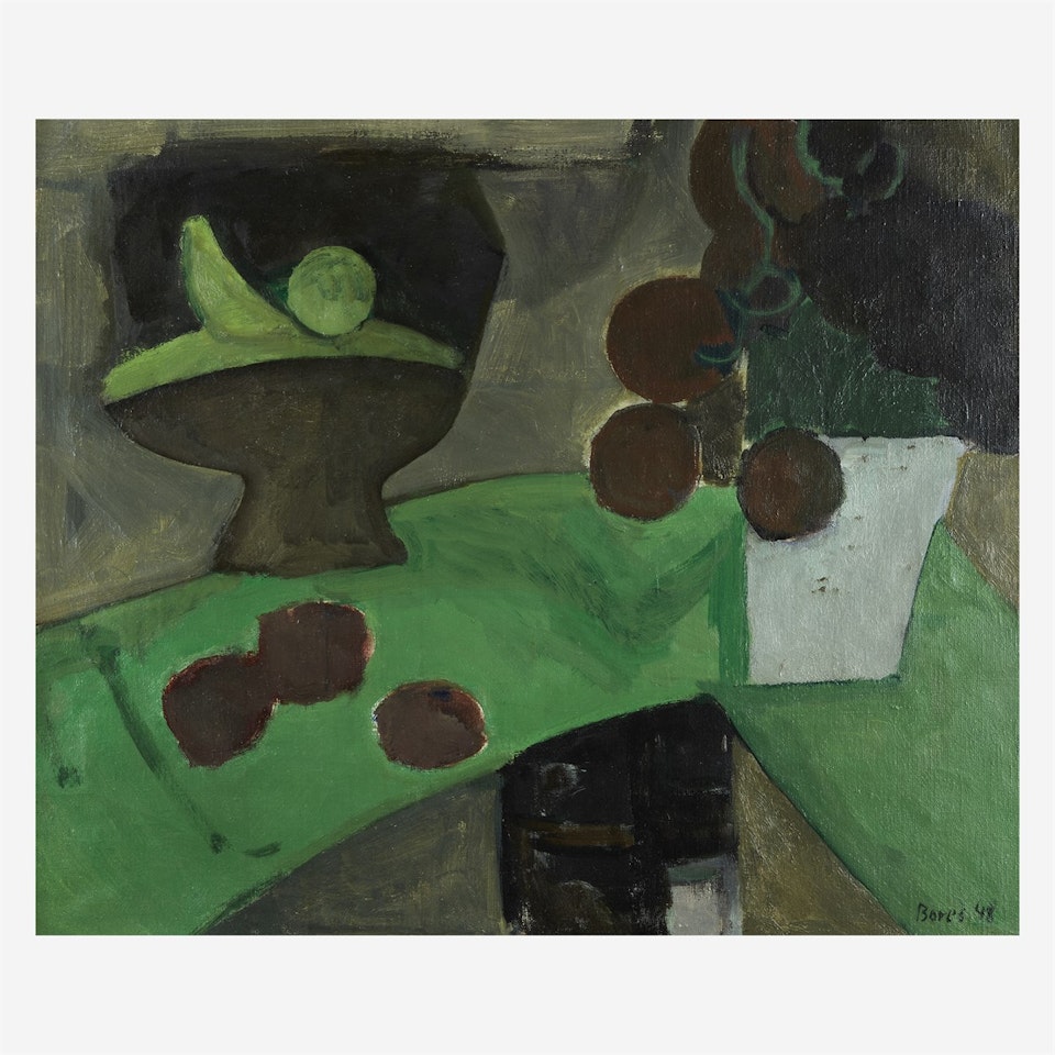 Nature Morte à la Draperie Verte by Francisco Bores