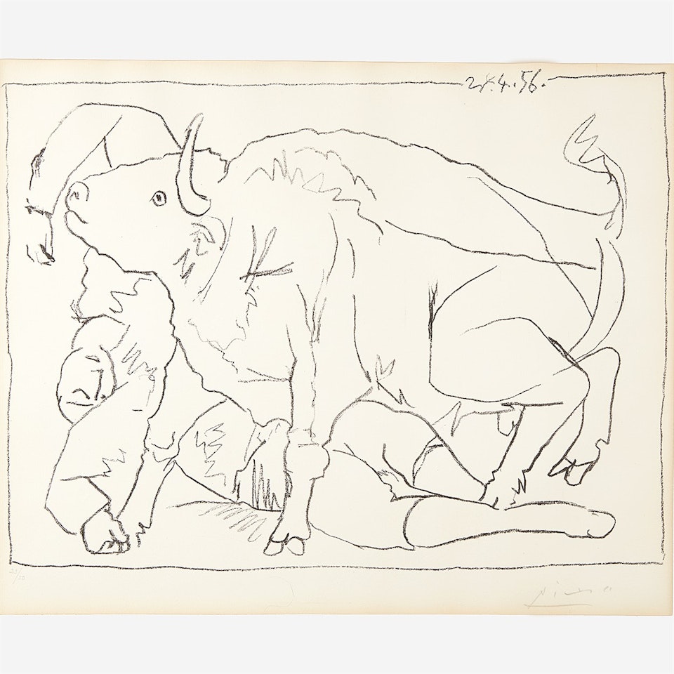 Le Torero Blessé by Pablo Picasso