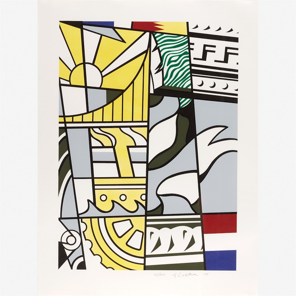 Bicentennial Print from "America: The Third Century" by Roy Lichtenstein