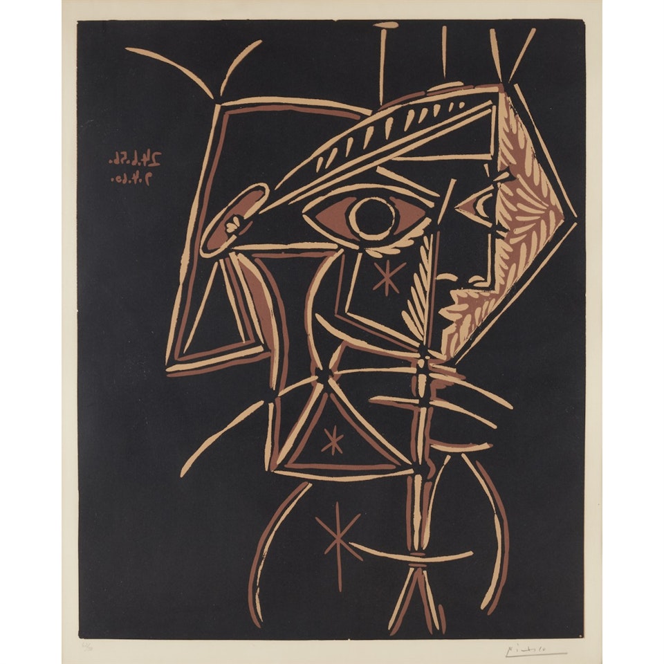 Buste de Femme: Jacqueline by Pablo Picasso