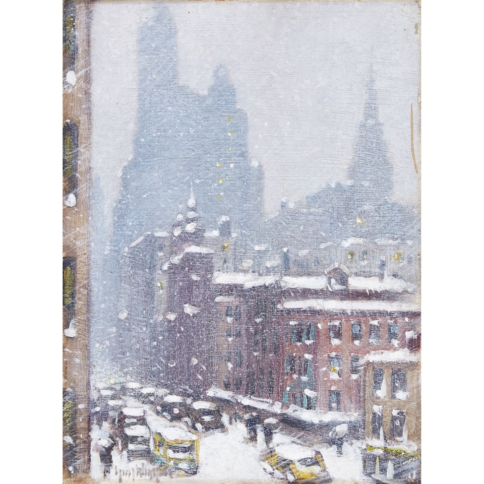 Lexington Ave. Winter by Guy Carleton Wiggins