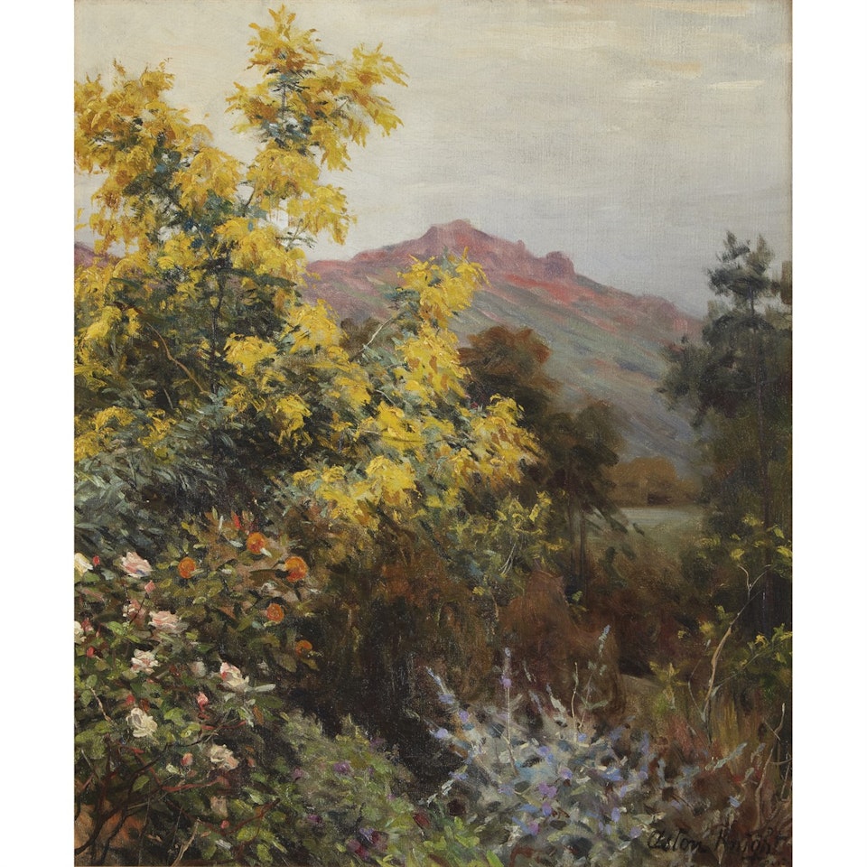 Garden on the Riviera by Louis Aston Knight