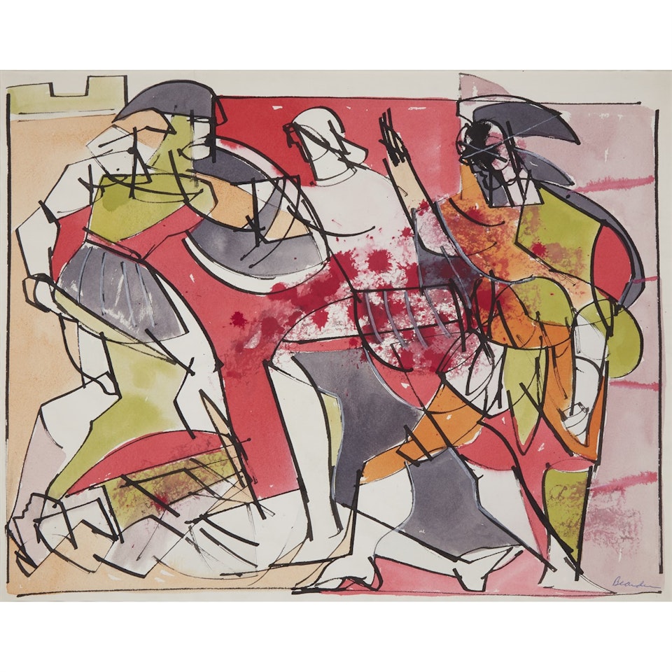 Untitled (The Iliad) by Romare Bearden