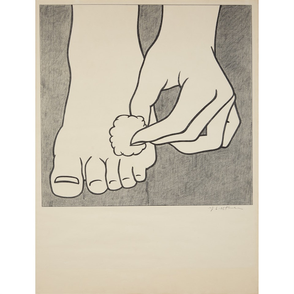 Foot Medication Poster by Roy Lichtenstein
