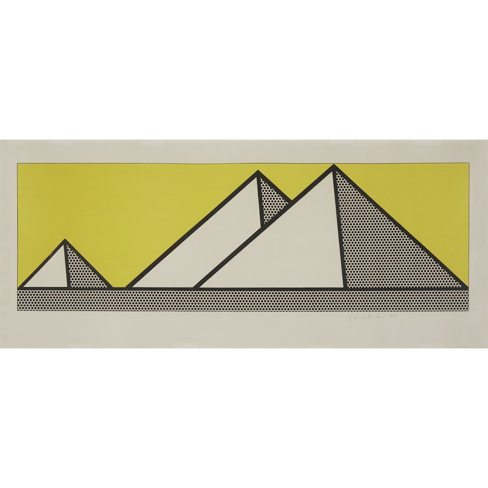 Pyramids by Roy Lichtenstein