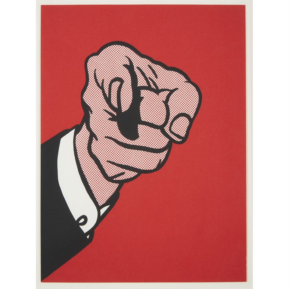 Finger Pointingfrom The New York Collection for Stockholm by Roy Lichtenstein