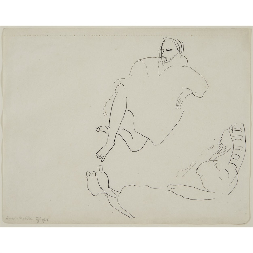 Deux Personnages Allongés by Henri Matisse