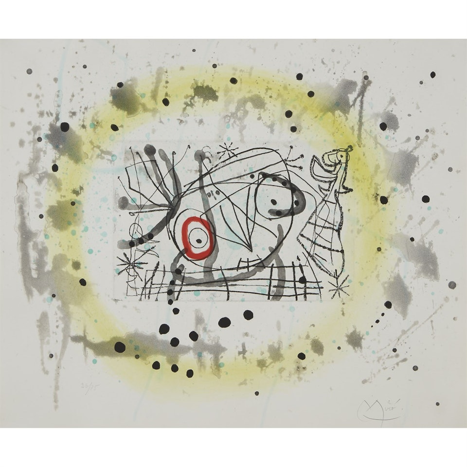 FissuresPlate 5 by Joan Miró
