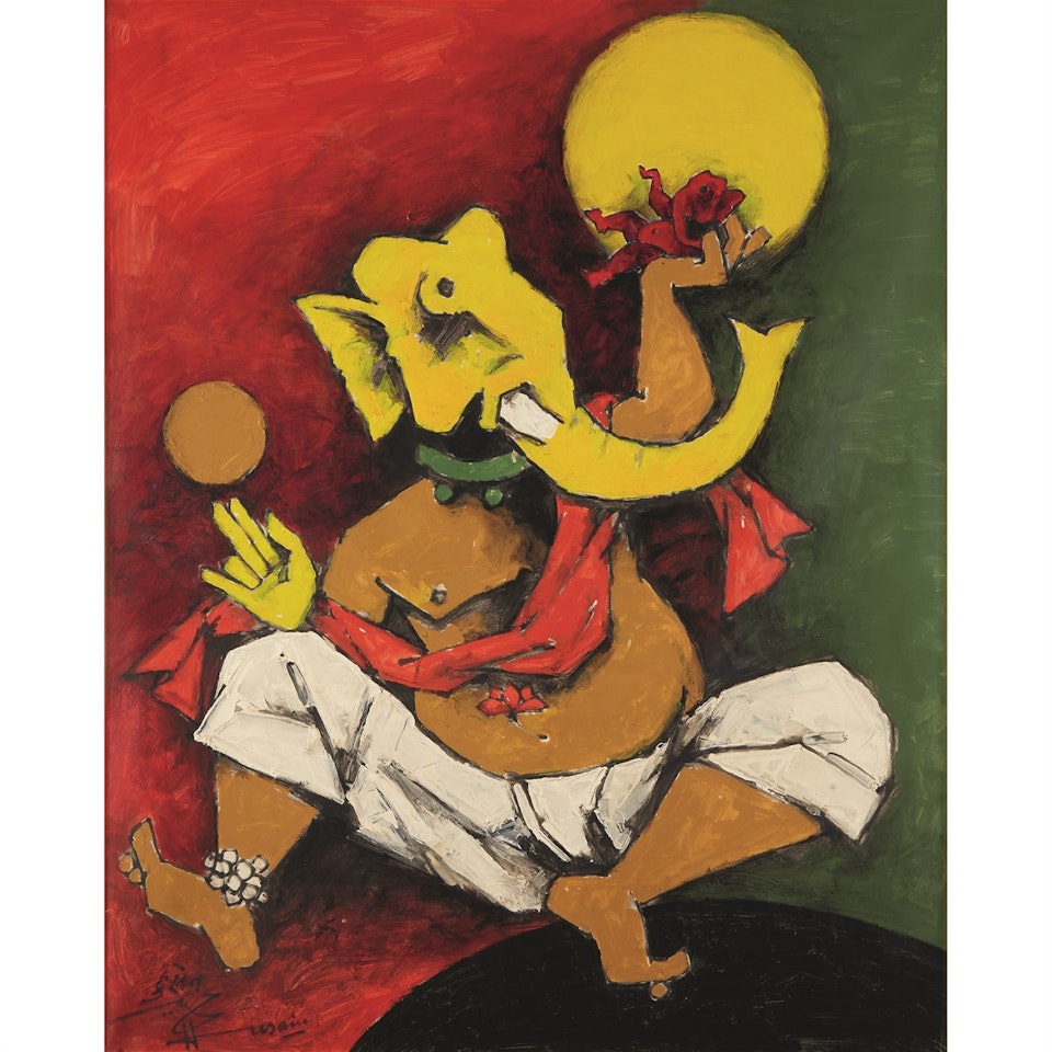 Ganesha by M.F. Husain