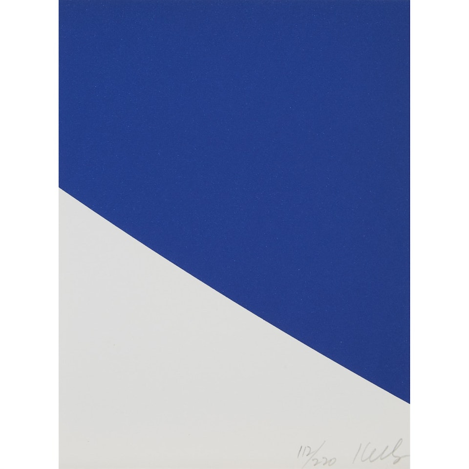 Blue Curve by Ellsworth Kelly