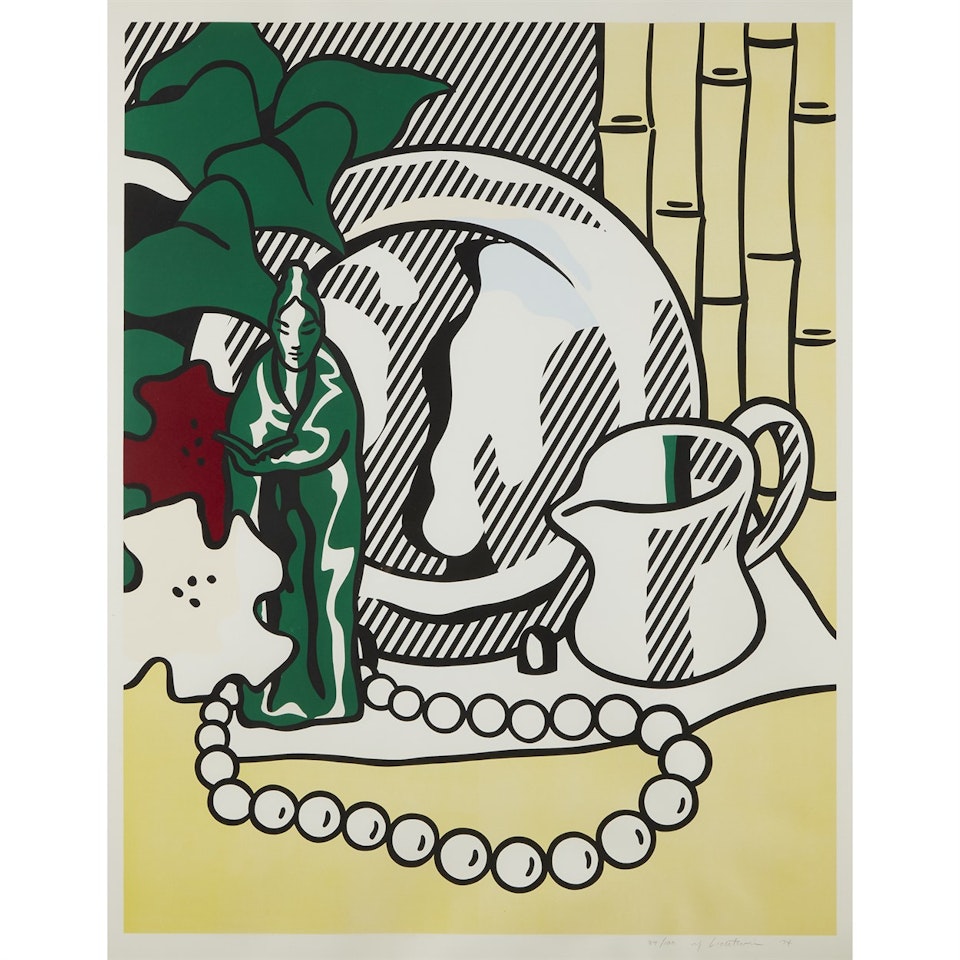 Still Life with Figurinefrom Six Still Lifes by Roy Lichtenstein