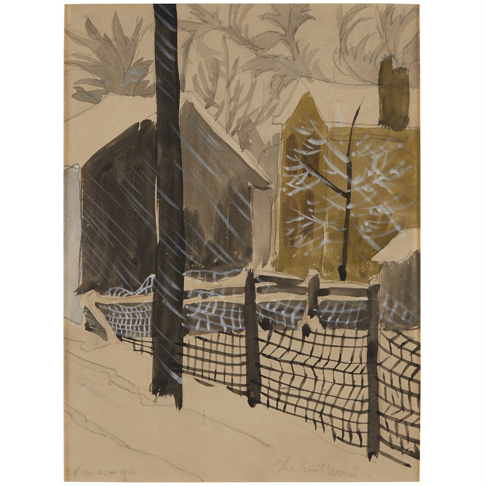"THE EAST WIND" by Charles Burchfield